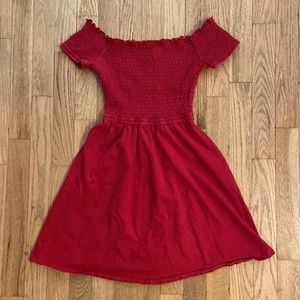 Hollister Off-the-Shoulder Mini Dress